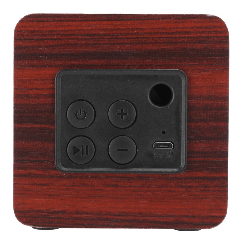 Bluetooth Mini Speaker Portable Wood Wireless Loudspeaker Sound System 3W