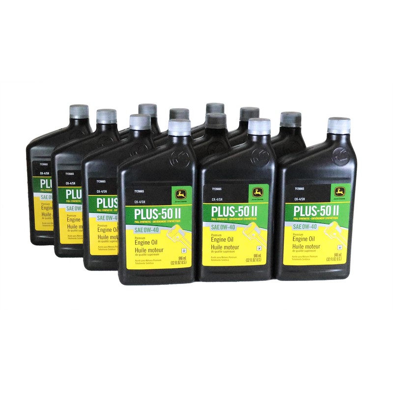 John Deere (2 PACK) Plus-50 II Full Synthetic SAE 0W-40