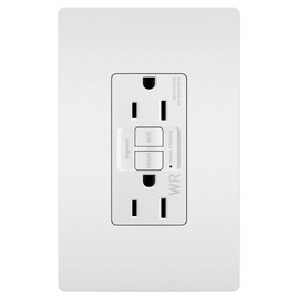RADIANT 1597TRWRW SELF TEST TR WR GFCI 15A 125V WH