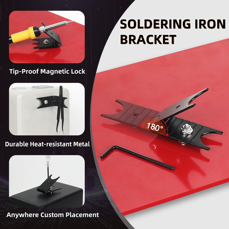 NEWACALOX Helping Hands Soldering, Magnetic Third Helper hand Station