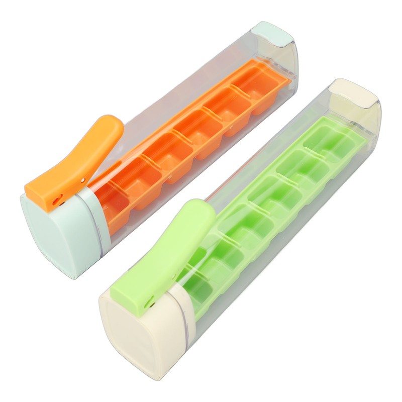 2PCS Ice Cube Trays 6 Grids Easy Release Reusable Ice