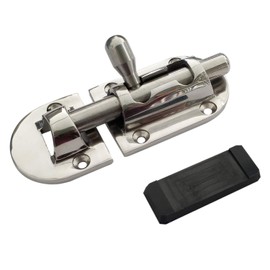 Marine 316 Stainless Steel Heavy Duty 3-5/8 Inch Locker Latch Slide Barrel Bolt for Marine Boat Window/Door/Hatch/Cabinet