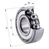 6202-C-2Z-C3 Deep Groove Ball Bearing Single Row Bore Diameter 15