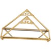 Mirror Jewelry Tray Glass Perfume Storage Tray Jewelry Plate Golden