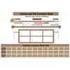 Curtain Rods 18-189 inch, for Window 180 Inch, Adjustable Length