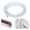 Logctee Car Door Edge Guards, 16ft Clear Chrome Universal U