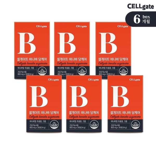 Cellgate Banabadang Care 6 boxes/6 months supply, single option / 셀게이트 바나바당케어 6박스/6개월분, 단일옵션