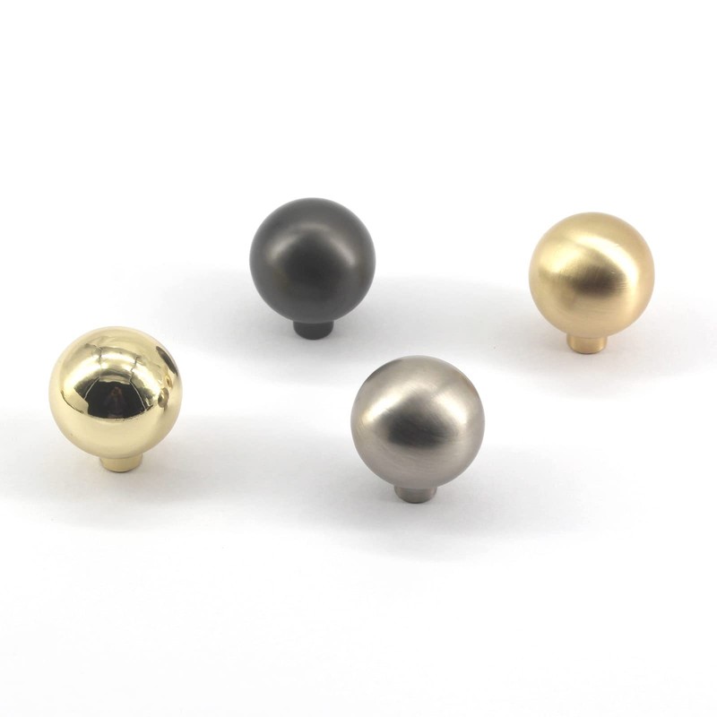 Zerniple Brass Color Handle Pull Solid Zinc Alloy Drawer Wardrobe