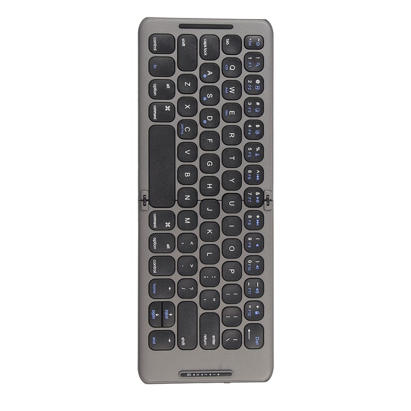 Foldable Bluetooth Keyboard 2 Fold Wireless Keyboard 3 Channel for