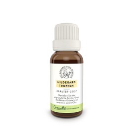 Gutsmiedl – Hildegard Tropfen mit 5 stärkenden Heilkräutern nach Hildegard von Bingen – Notfalltropfen mit Habichtskraut, Galgant, Kampfer, Fenchel & Veilchen – 100% natürlich & Made in Germany (20ml)