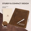 moonster Leather Portfolio, Brown, 33x25cm, Vintage