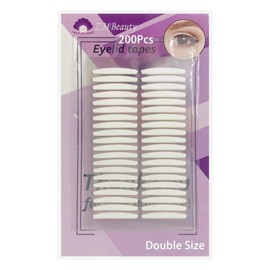200Pcs Double Eyelid Tapes Stickers - Both Side Sticky Instant Eye Lid Lift Strips - Perfect for Hooded Droopy Uneven or Mono-eyelids