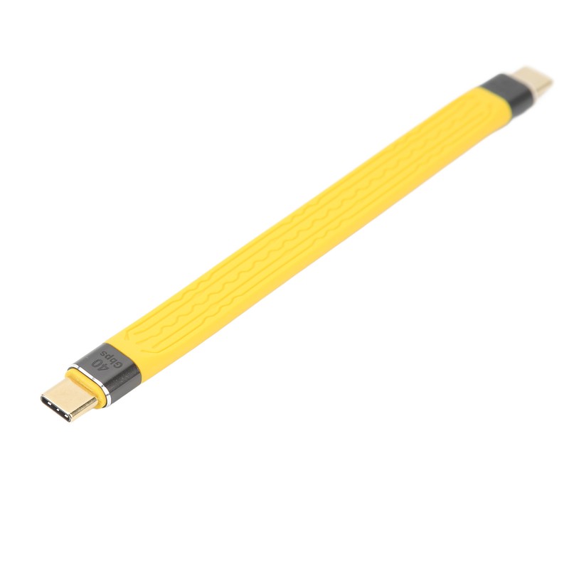 Short USB C to USB C Cable 40Gbps 5A 0.45ft