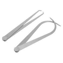 KICHOUSE 2-Piece Aluminum Outside Caliper Set for Precision Measurement in Sculpture and Carving 6-inch Length