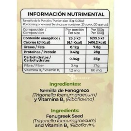 Semilla De Fenogreco 60 Cápsulas Herbolaria Saludable