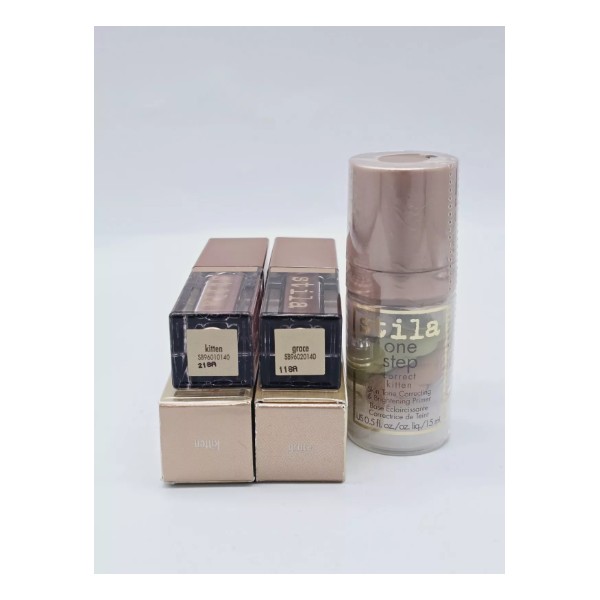 Stila Liquid Eyeshadows KITTEN & GRACE +Stila One Step Correc