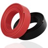 14 Gauge Wire (2-Pack Red/Black Each 35 FT), 14AWG CCA,
