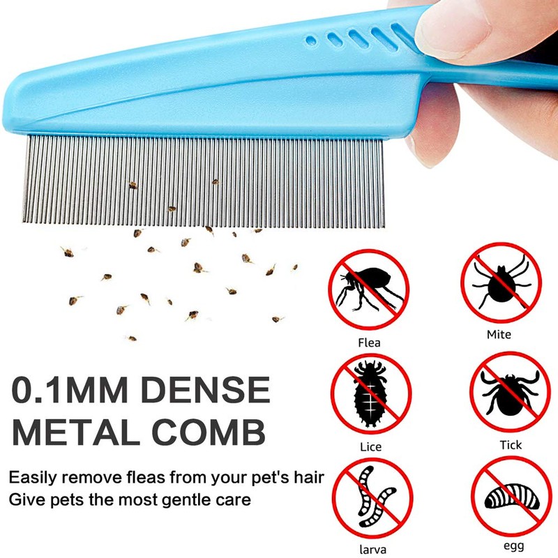 Aoche Fine Tooth Pet Comb - 3 Pack Tear Stain