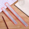 ZONADAH 5 Pcs Stainless Steel Measuring Tool 30cm Metric Metal