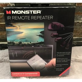 Monster IR Remote Repeater 4 Devices 25 Ft New in Box Remote Control Devices