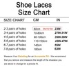 Puzeam 2 Pairs Oval Athletic Shoelaces 30 Colors 1/4" Half