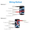 Linkstyle Momentary Rocker Switch, 7 Pin DPDT 20A ON-Off-ON Up/Down