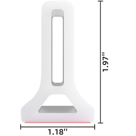 Duzzy 67 Inch Shower Threshold Water Dam, Shower Water Guard to Keep Water in Shower, Shower Water Stopper Dry and Wet Separation Suitable for Bathroom and Kitchen (Clear)