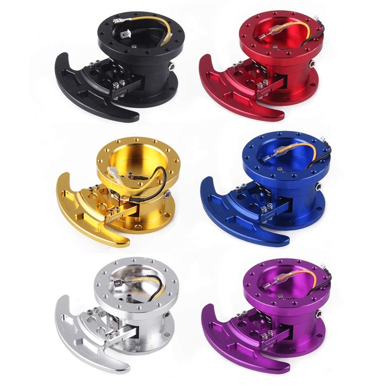 MUTEKI Steering Wheel Hub Quick Release Steering Boss Flip Up