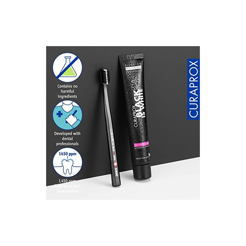 Curaprox Black is White Charcoal Toothpaste by Curaprox