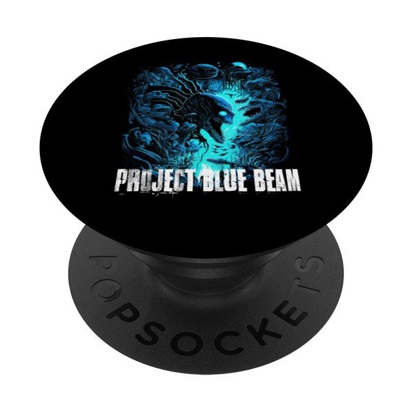 Project Blue Beam Fake Alien Invasion PopSockets Swappable PopGrip