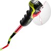 LEKI 115 Unisex Adult Ski Poles, Luminous Black, Neon Yellow,