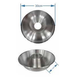 Odisea Molde De Aluminio Para Pastel O Gelatina Tipo Rosca 30cm