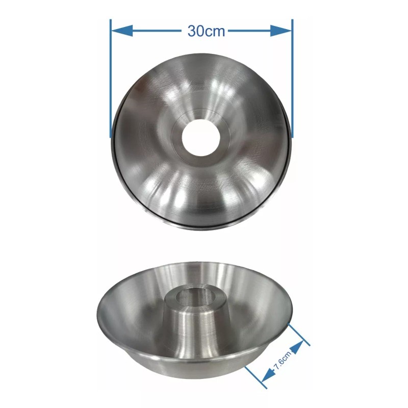 Odisea Molde De Aluminio Para Pastel O Gelatina Tipo Rosca
