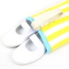 Yellow Stripe Kindergarten School Essential Set of 5 Lessons Bag Shoes