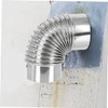 COHEALI 3pcs Stainless Steel Chimney Elbow Flue for Wood Stove