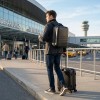 Lightweight Waterproof Black Business Travel Backpack Waterproof Large Capacity Usb