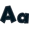 Teacher Created Resources 75150 Black Stitch 4-Inch Fun Font Letters