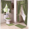 Madison Mad-WC-swg-PE baño Cortina de Ventana, Verde peridoto