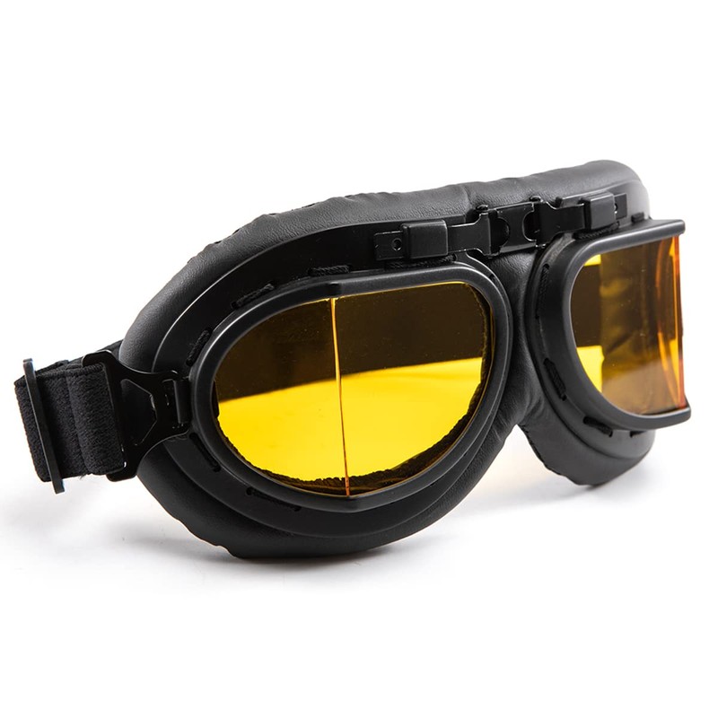 Motorcycle Goggles Retro Wind Protection Eye Protection Glasses PU Leather