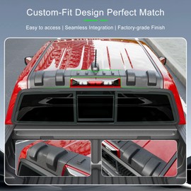 xipoqix Rear Roof Spoiler Compatible with 2015-2022 Chevy Colorado GMC Canyon Rear Roof Protector TPE Window Top Spoiler Replacement for 2015-2022 Chevy Colorado Accessories