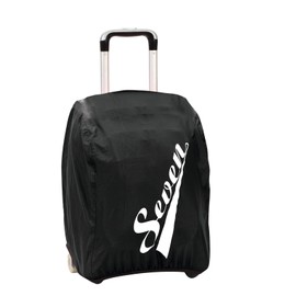 SEVEN, Trolley Cover Blue Scratch Resistant for Girls & Boys, Magnet/Red Dahlia, Custodia