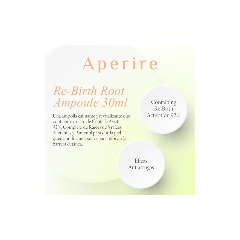 Aperire Serum Coreano Super Origin Rebirth Root Aperire 30ml Hidratacin