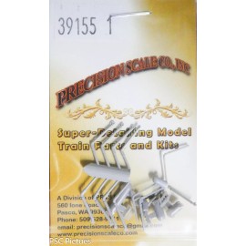 Precision Scale HO #39155.1 Air Hose, EMD MU, w/Bracket, Front & Rear 4 Sets of3