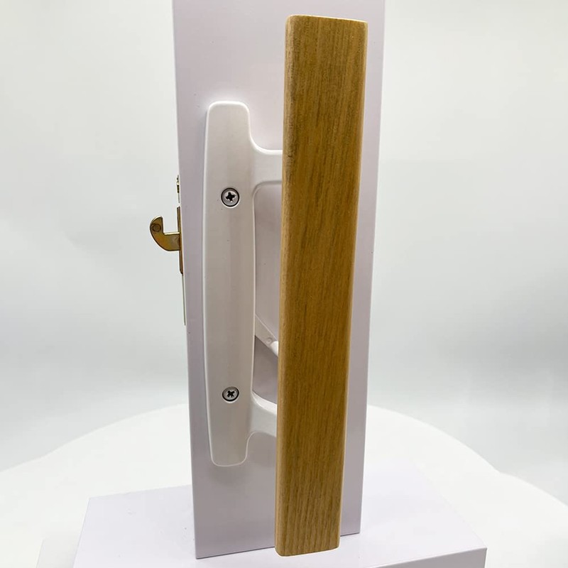 ALLYWASAI Patio Sliding Door Handle Set, Perfect Replacement Mortise Style