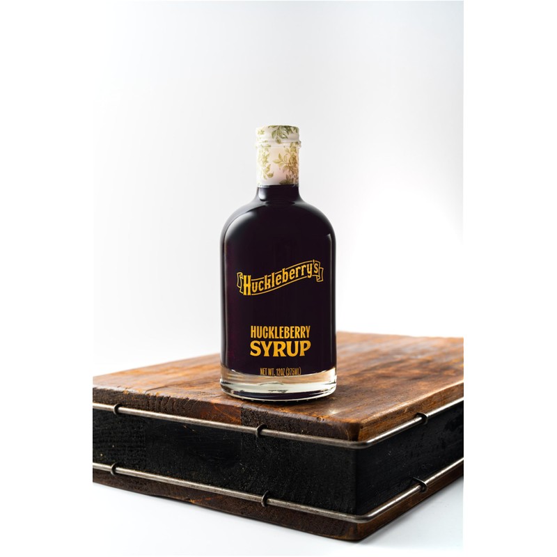 Huckleberry Syrup - Premium Breakfast made with real wild huckleberries