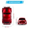 BKLNOG Classic Car Shaped Mouse [Updated] with LED Headlights, 1600