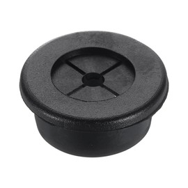 uxcell Cable Cord Grommet, 1" Inch (25mm) Desk Grommet Flexible Rubber Grommets Wire Hole Cover Pass Through for Office Computer Desk Wire Organizer, Black