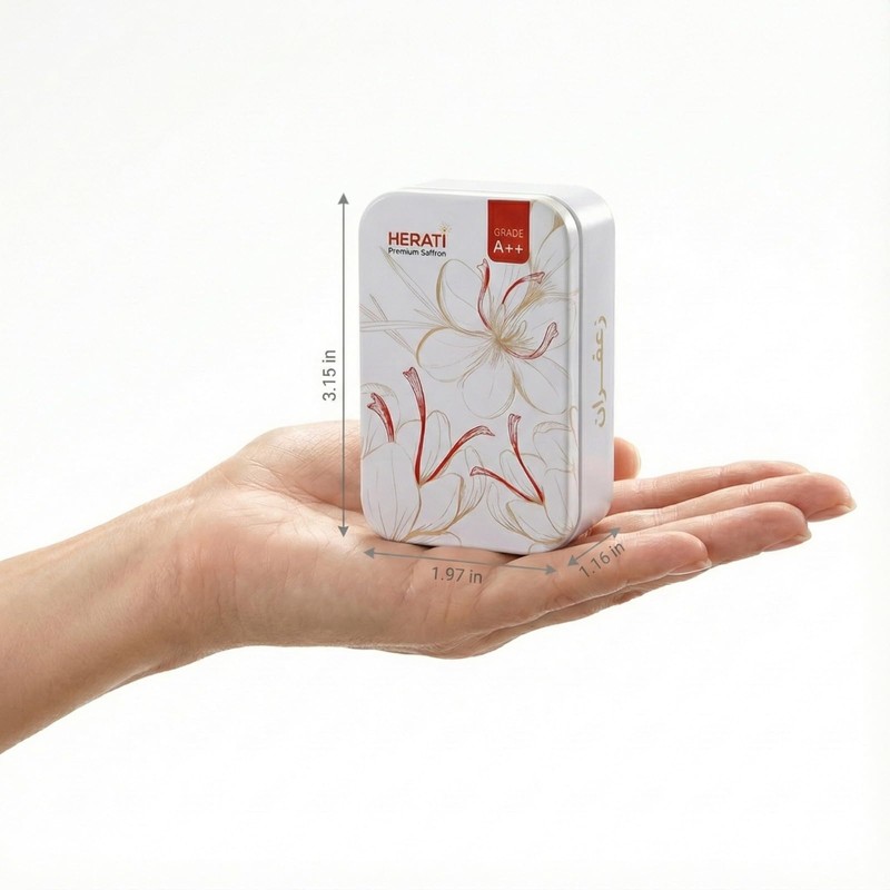 Saffron 3.0 Grams Package, Glory Tin Box | Grade A+