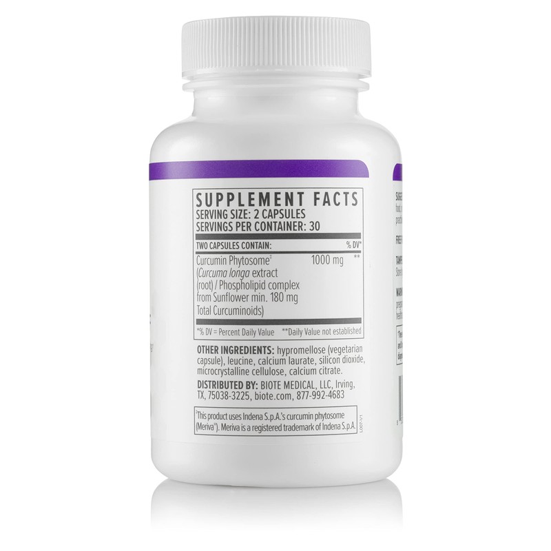 Biote Nutraceuticals - CURCUMIN SF - Circulation + Healthy Aging