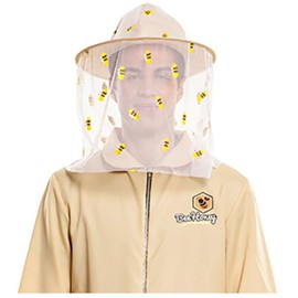 EUROCARNAVALES Costume beekeeper master Matthias beige-color Overall Beekeeper profession Carnival costume (S)